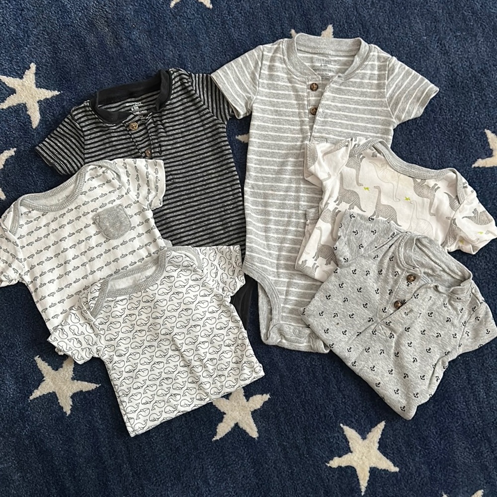 Six onesies